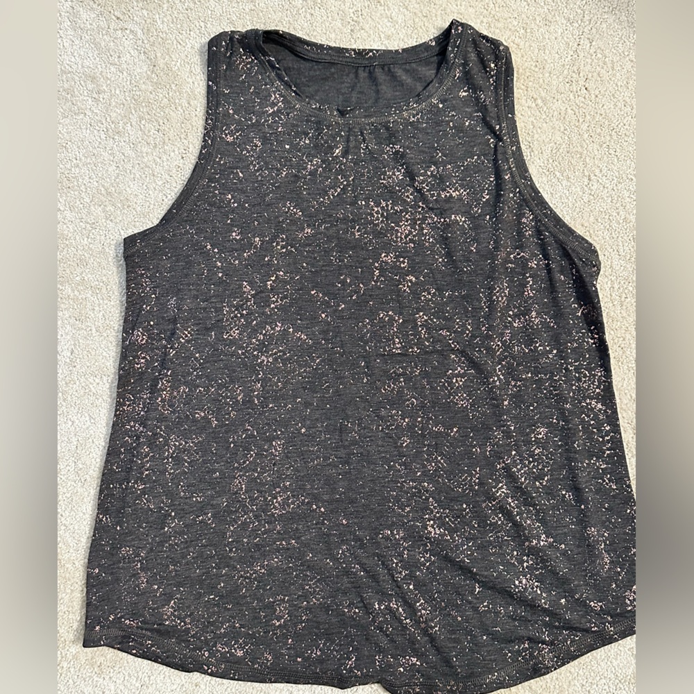 Champion gray and rose gold tank top
